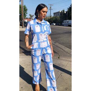 Nooworks Grumpy Cat Jumpsuit - Small